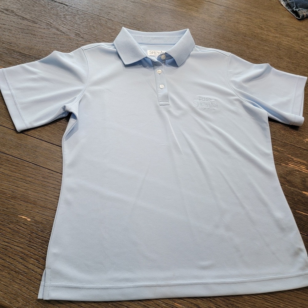 Sheshan Golf Club  Womens XLarge Baby Blue Polo "Sheshan Golf Club" Blue A22